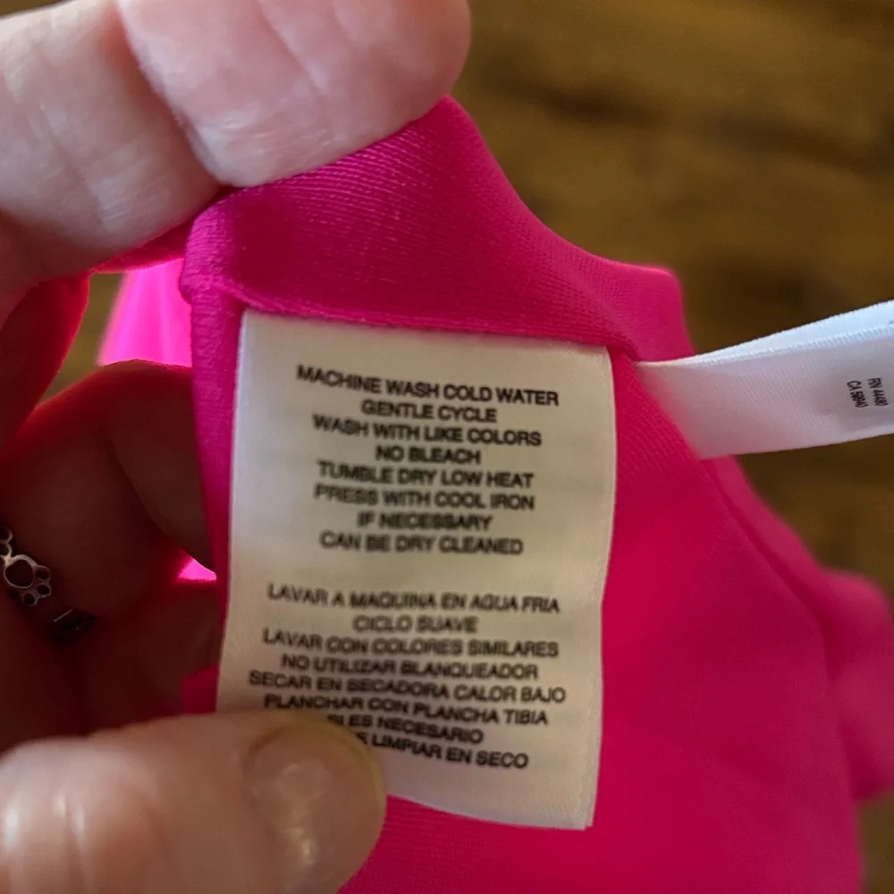 RACHEL Rachel Roy Vibrant Pink Midi Dress - Picture 10 of 11